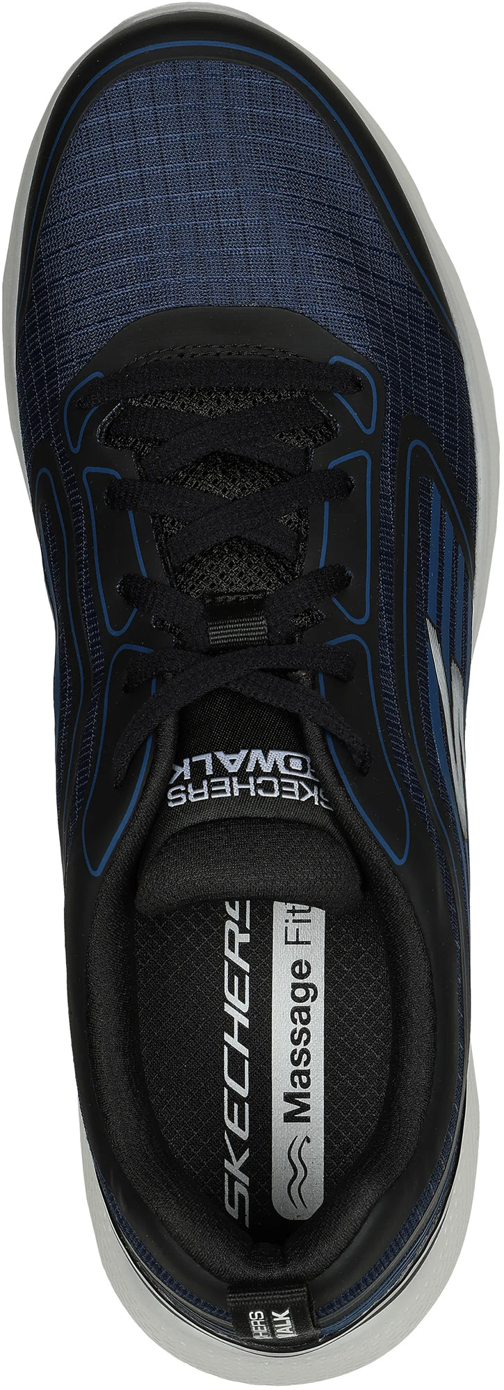 Skechers GO Walk Massage Fit Hydro Men's Walking Shoes - Blue - View 4