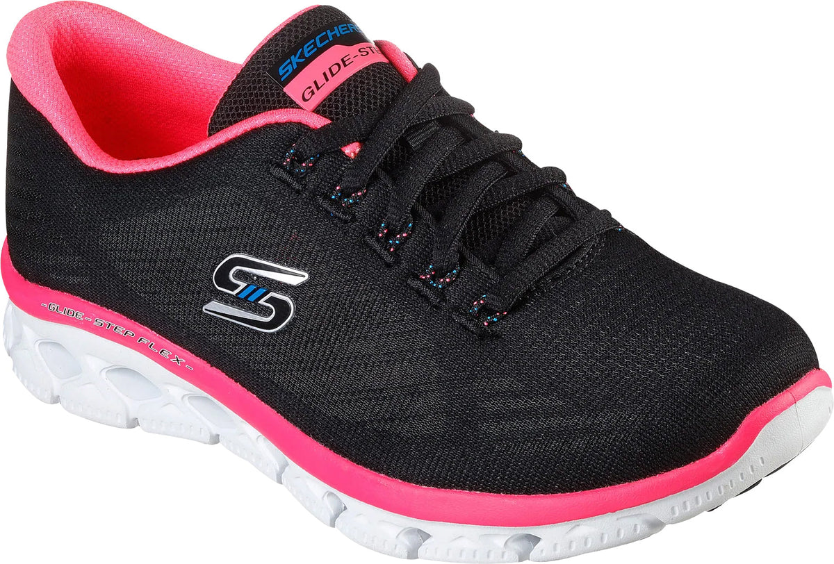 Skechers Glide Step Flex Women's Training Shoes - Black - View 4
