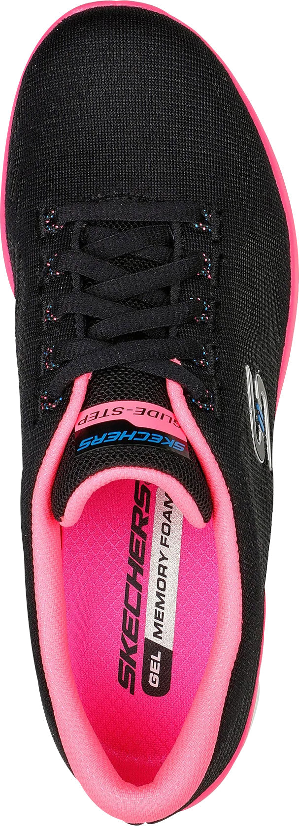 Skechers Glide Step Flex Women's Training Shoes - Black - View 3