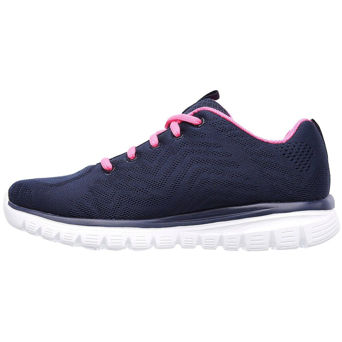 Skechers Graceful WIDE FIT Women's Training Shoes - Navy - View 3