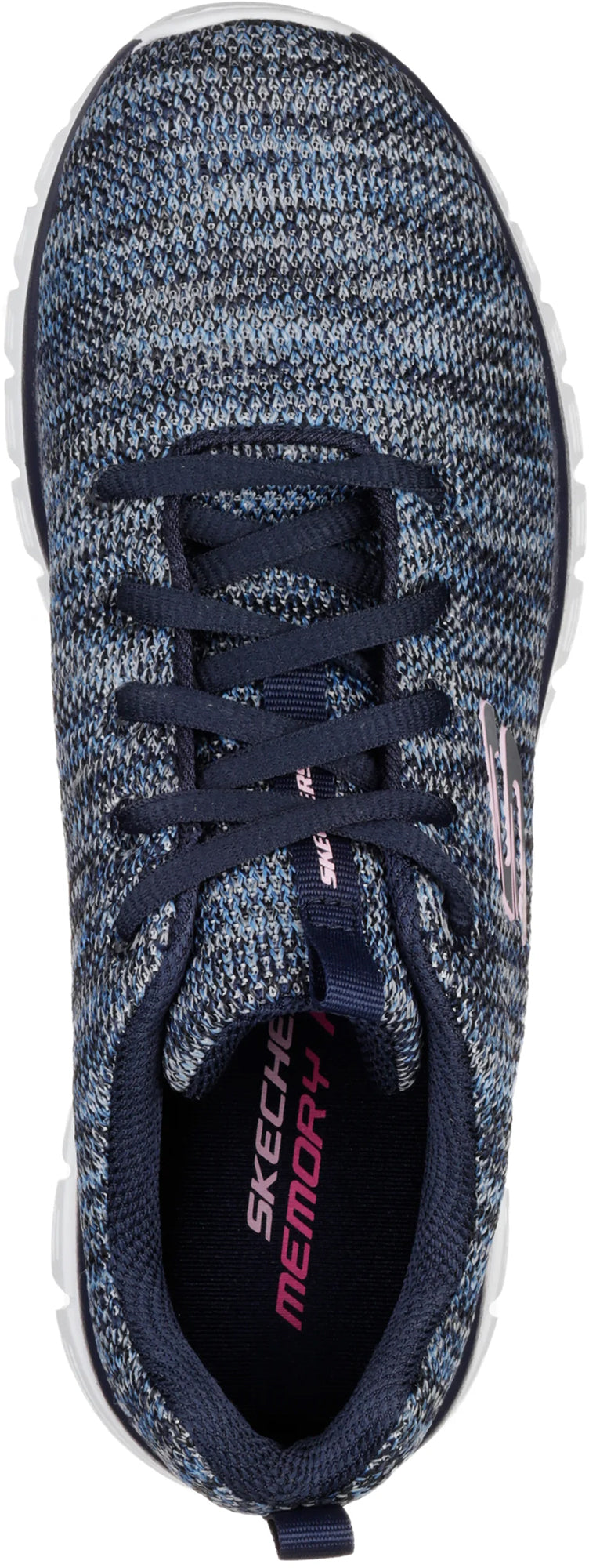 Skechers Graceful Twisted Women's Training Shoes - Blue - View 4
