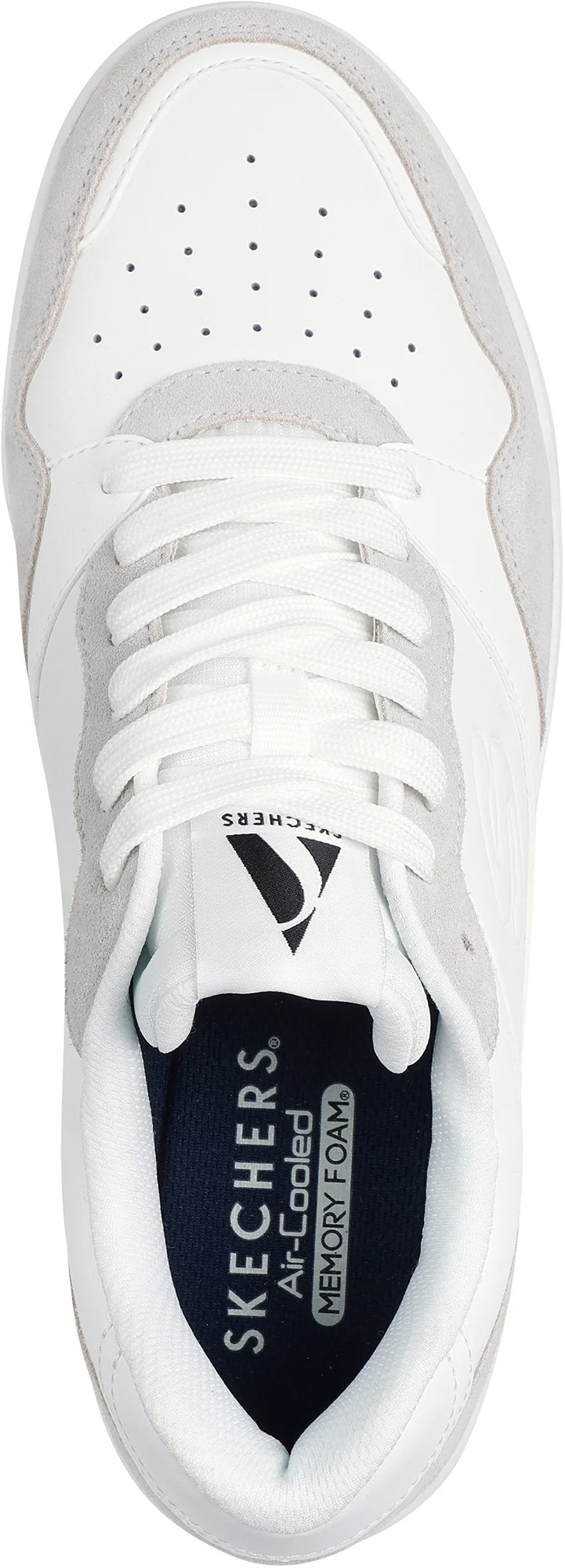 Skechers Koopa Court Volley Low Varsity Shoes - White - View 4