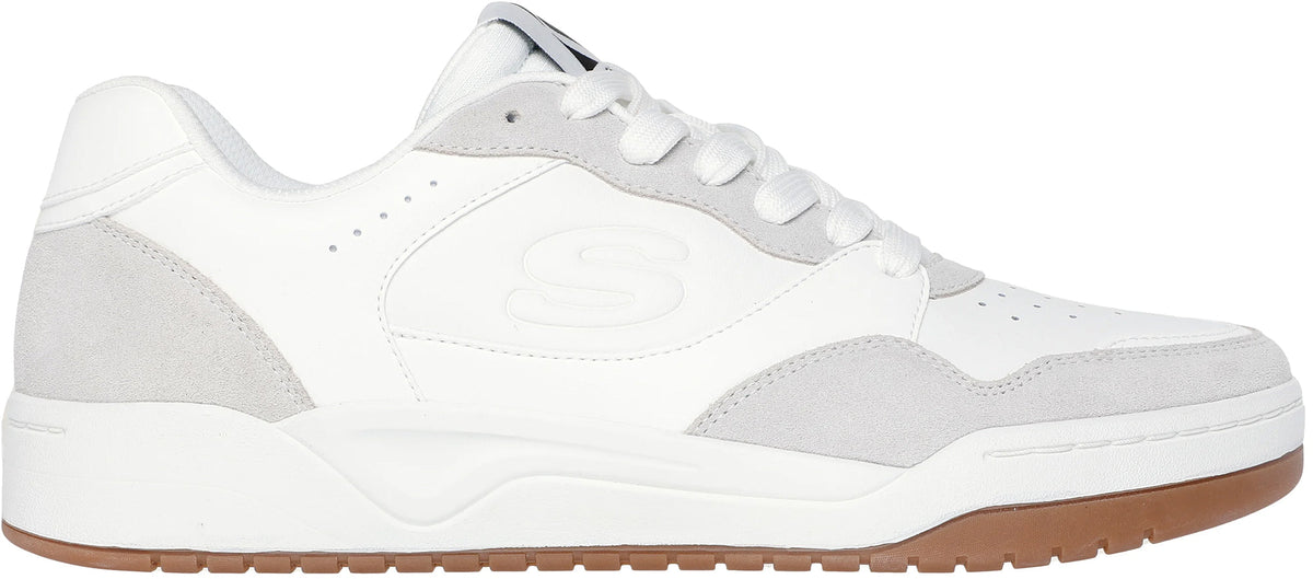 Skechers Koopa Court Volley Low Varsity Shoes - White - View 1