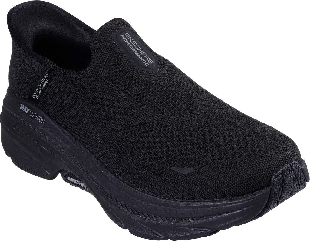 Skechers Max Cushioning Fortuitous 2.0 EXTRA WIDE FIT Men's Walking Shoes - Black - View 5
