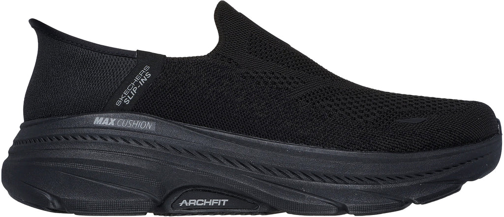 Skechers Max Cushioning Fortuitous 2.0 EXTRA WIDE FIT Men's Walking Shoes - Black - View 1