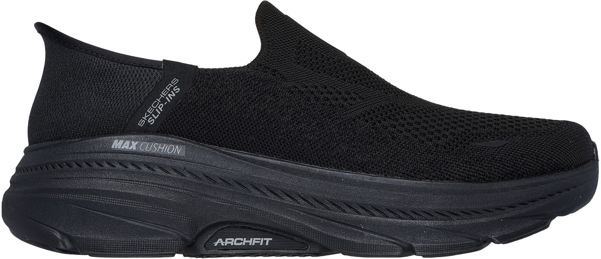 Skechers Max Cushioning Fortuitous 2.0 EXTRA WIDE FIT Men's Walking Shoes - Black - View 1