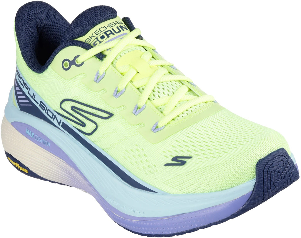 Skechers Max Cushioning Propulsion Women's Running Shoes - Yellow - View 5