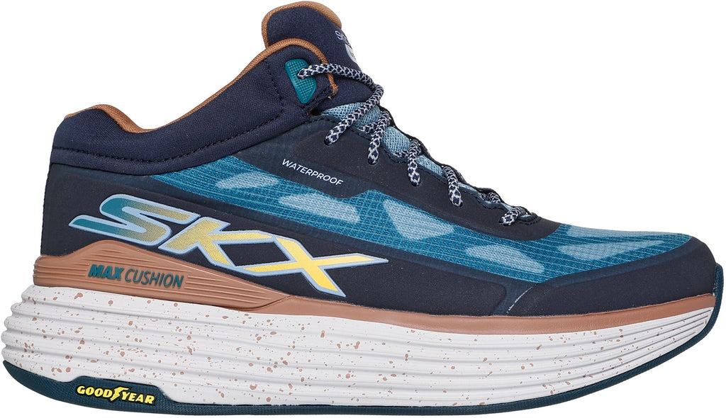 Skechers Max Cushioning Suspension Terrace Waterproof Women's Running Shoes - Blue - View 1