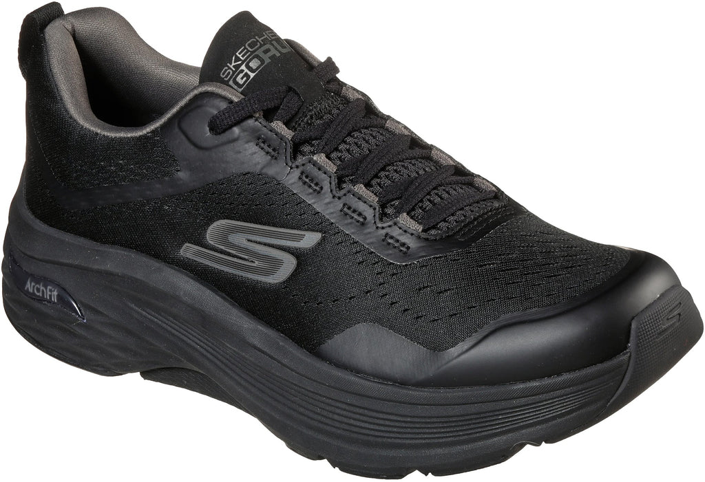 Skechers Max Cushioning Men's Running Shoes - Black - View 5