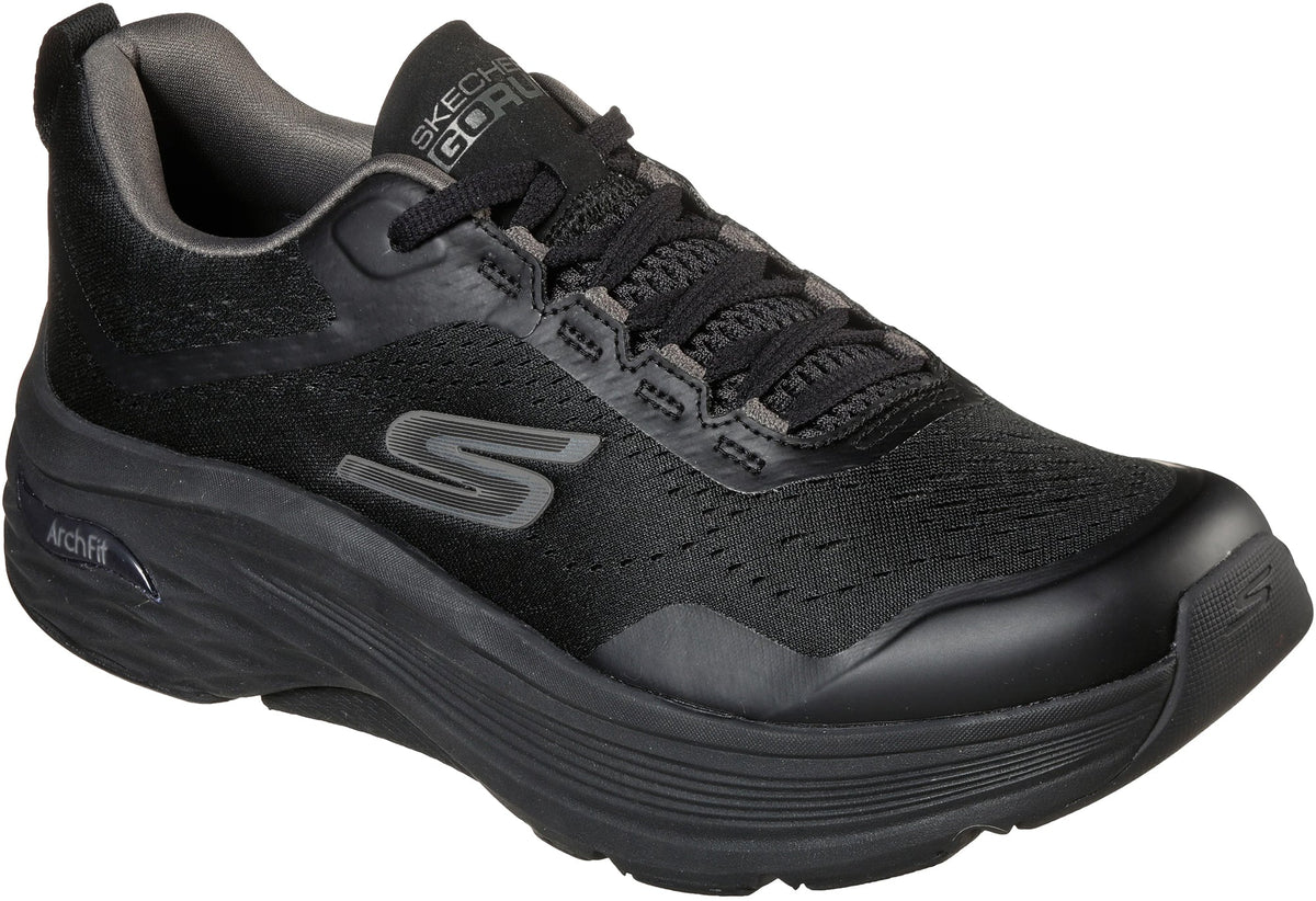 Skechers Max Cushioning Men's Running Shoes - Black - View 5