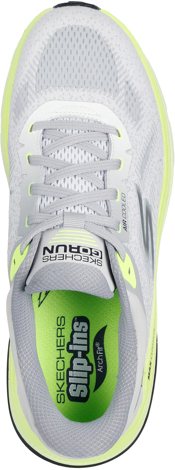 Skechers Performance Max Cushioning Cool Core Men's Running Shoes - Grey - View 4