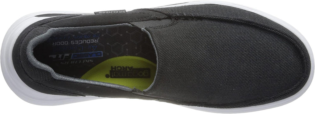 Skechers Proven Suttner Canvas Slip On Men's Walking Shoes - Black - View 4
