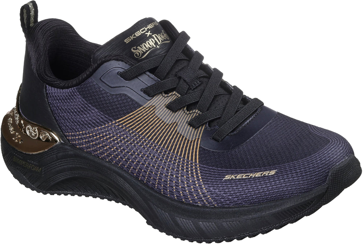 Skechers Snoop Ace Cyber Walker Women's Shoes - Black - View 5