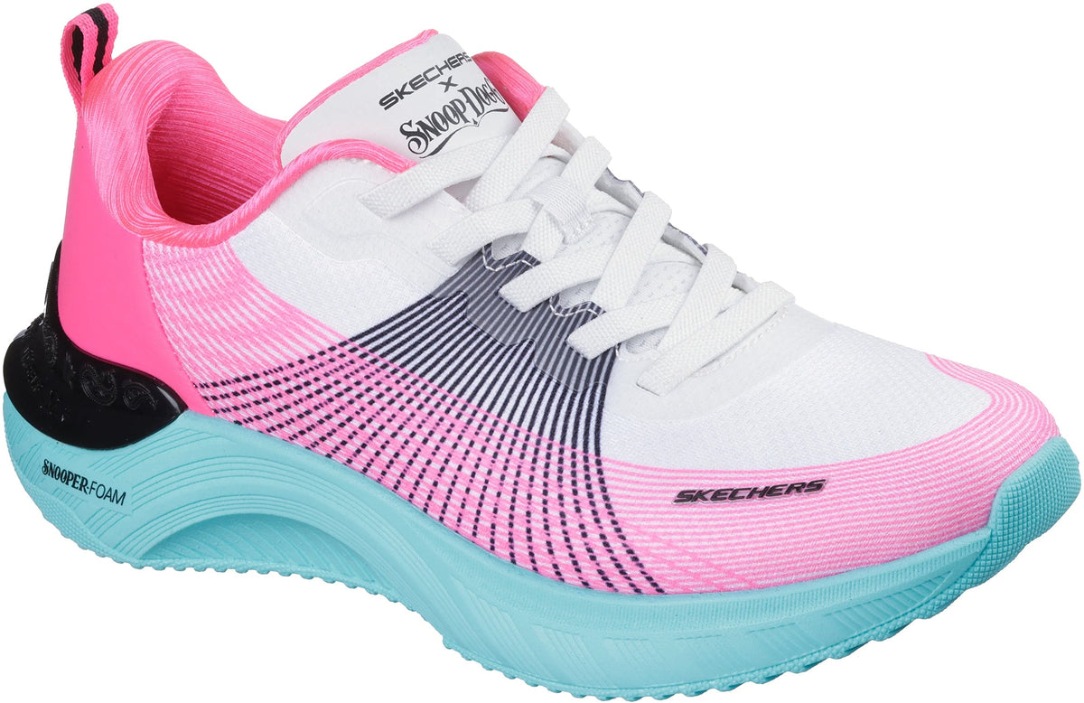 Skechers Snoop Ace Cyber Walker Women's Shoes - White - View 5