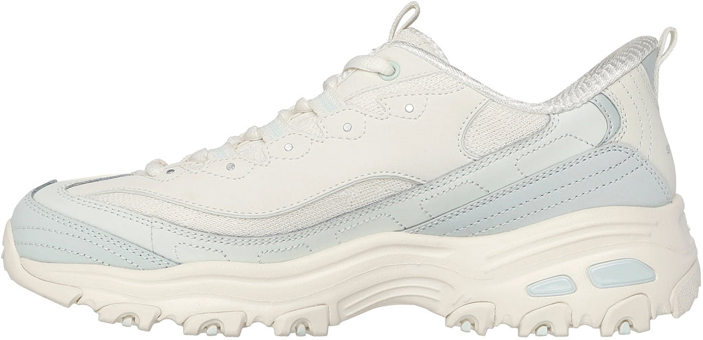 Skechers Sport D'Lites Smooth Nostalgia Women's Shoes - Cream - View 3