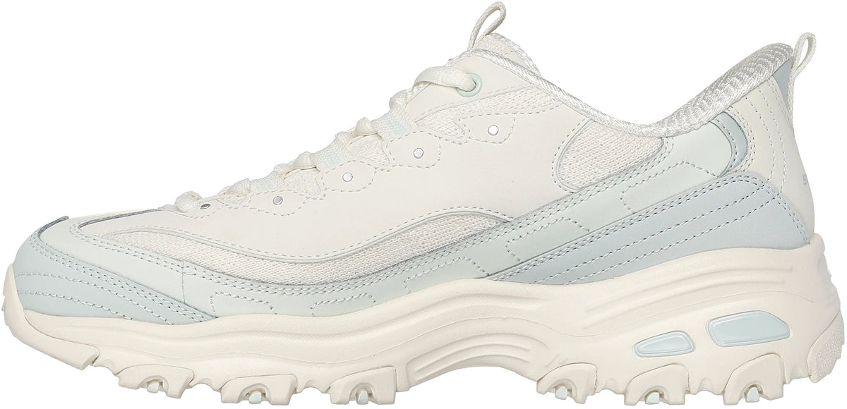 Skechers Sport D'Lites Smooth Nostalgia Women's Shoes - Cream - View 3