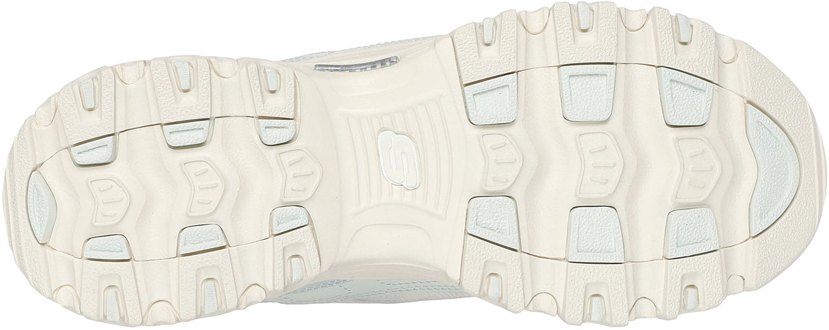 Skechers Sport D'Lites Smooth Nostalgia Women's Shoes - Cream - View 2