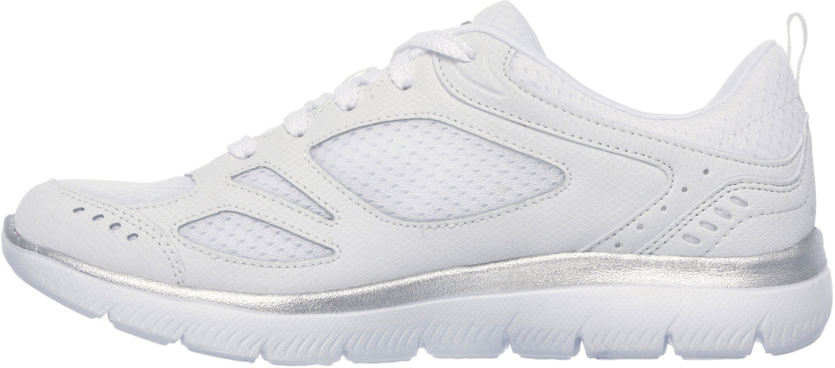 Skechers Summits Suited Women's Training Shoes - White - View 3
