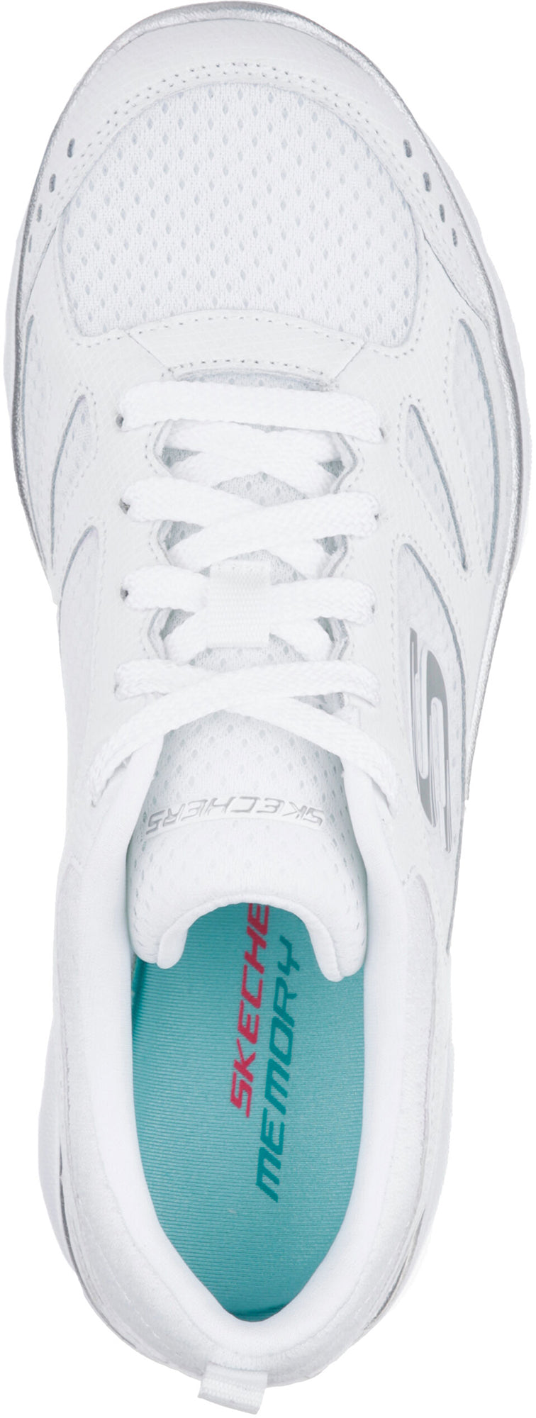 Skechers Summits Suited Women's Training Shoes - White - View 4