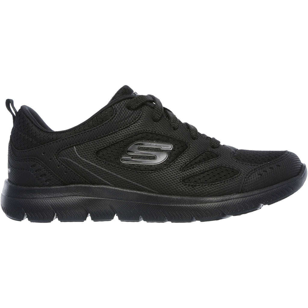 Skechers Summits Suited Women's Training Shoes - Black - View 1