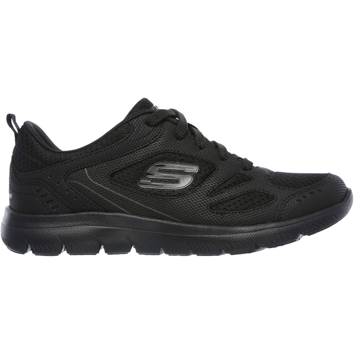Skechers Summits Suited Women's Training Shoes - Black - View 1