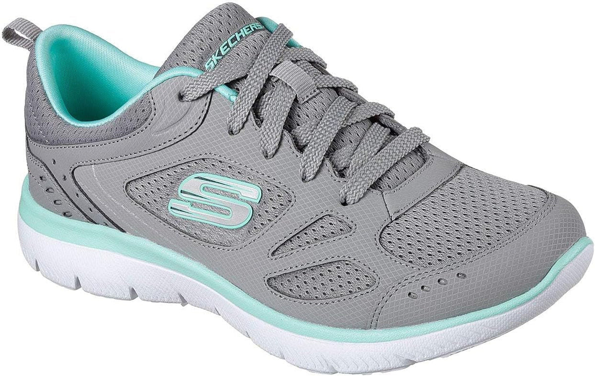 Skechers Summits Suited Women's Training Shoes - Grey - View 5