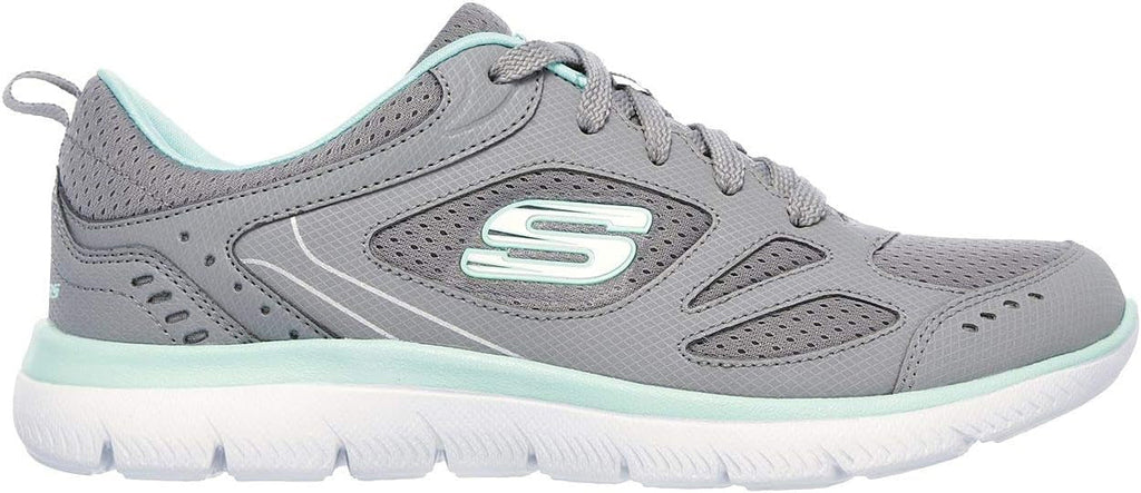 Skechers Summits Suited Women's Training Shoes - Grey - View 1