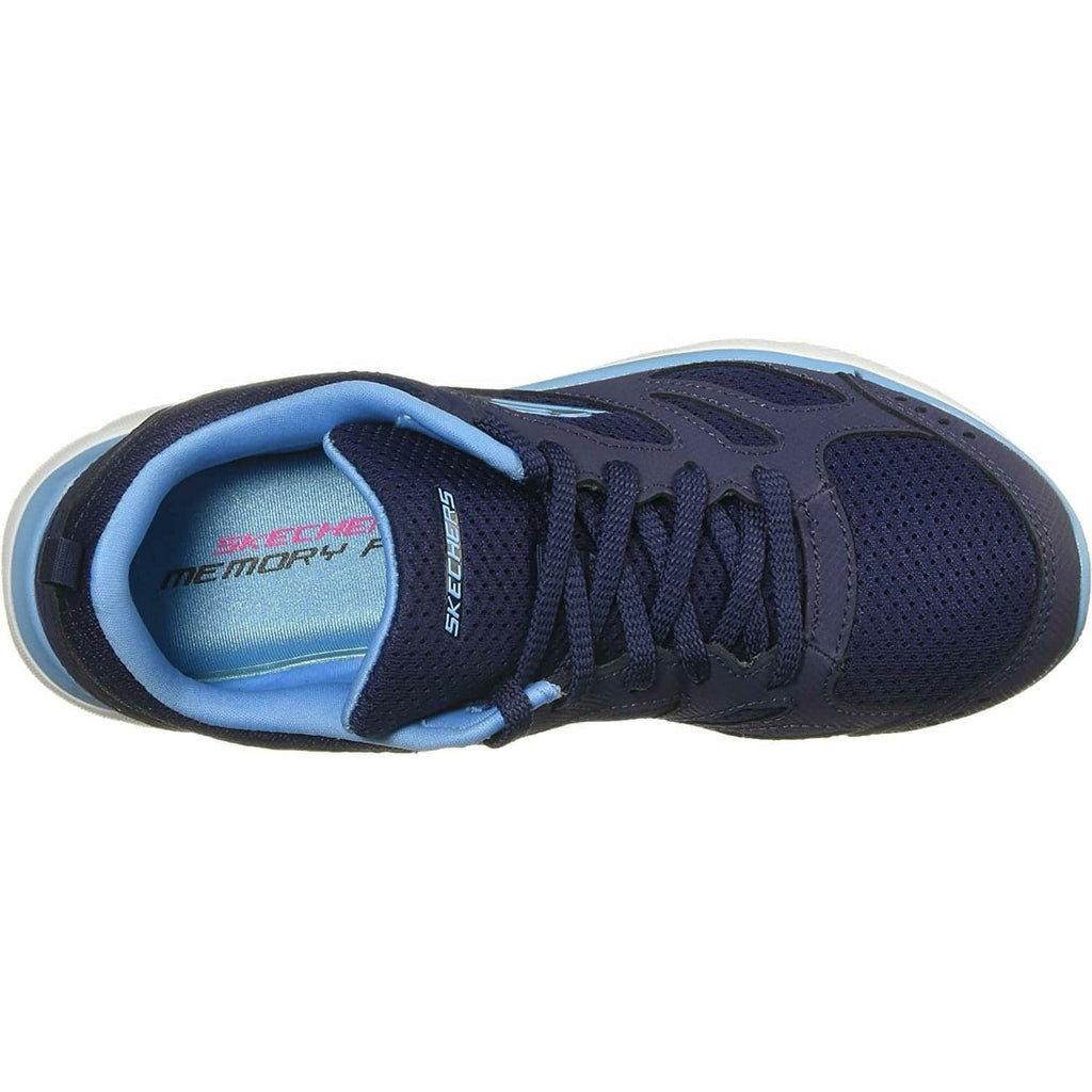 Skechers Summits Suited Women's Training Shoes - Navy - View 4