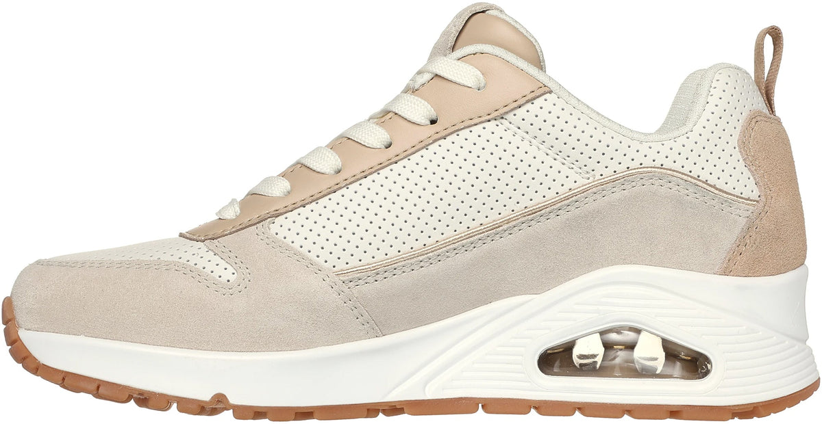 Skechers UNO 2 Much Fun Women's Shoes - Beige - View 3