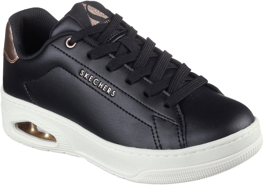 Skechers UNO Court Courted Air Women's Shoes - Black - View 5