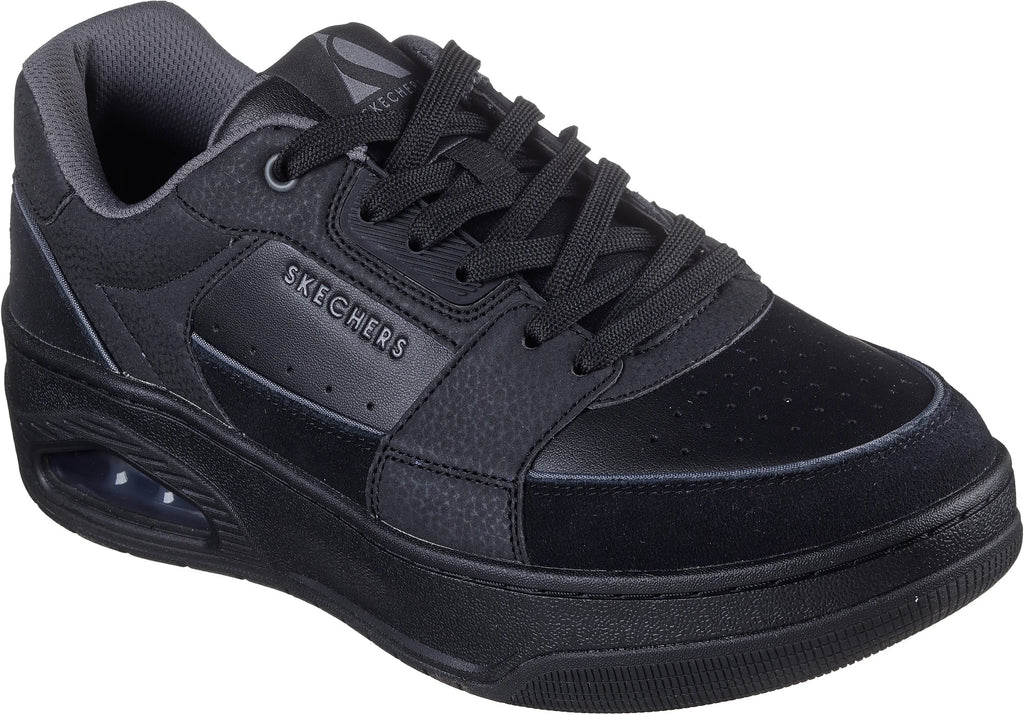 Skechers UNO Court Low Post Match Men's Shoes - Black - View 5