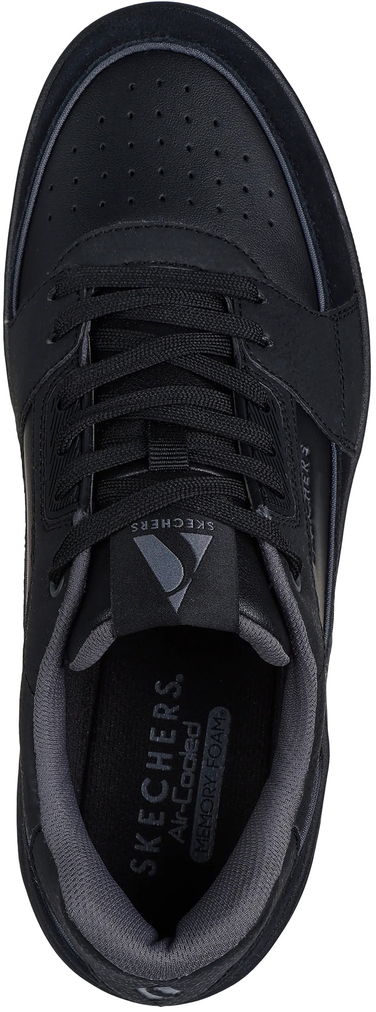 Skechers UNO Court Low Post Match Men's Shoes - Black - View 4
