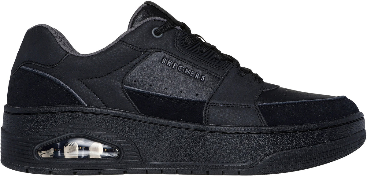 Skechers UNO Court Low Post Match Men's Shoes - Black - View 1