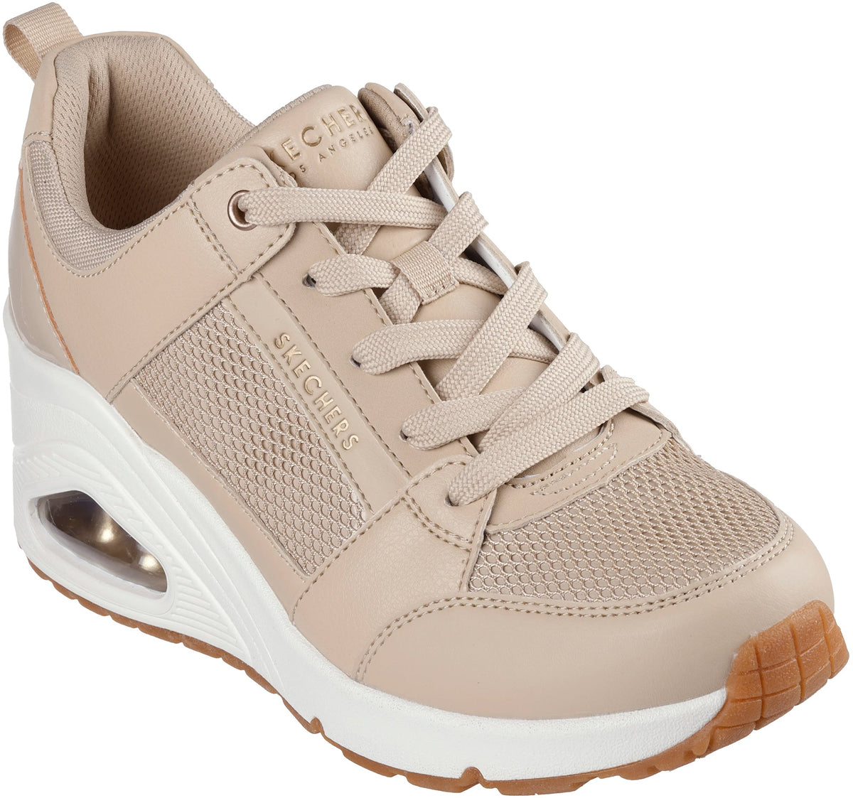 Skechers UNO Wedge Everything Nice Women's Shoes - Beige - View 5
