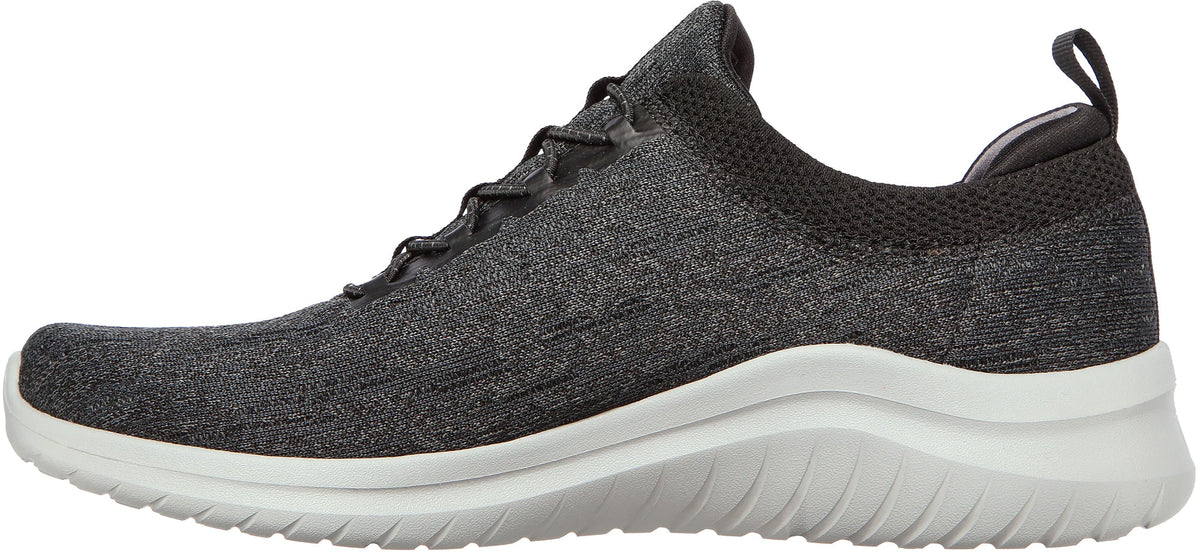 Skechers Ultra Flex 2.0 Cryptic WIDE FIT Men's Shoes - Black - View 3