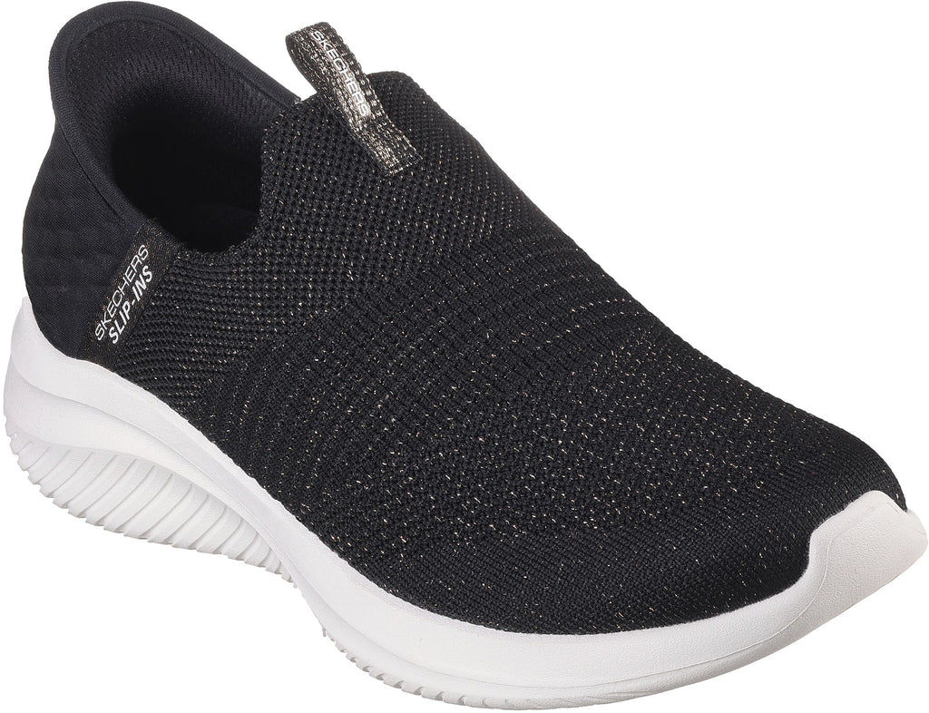 Skechers Ultra Flex 3.0 Glitter Me Women's Shoes - Black - View 5