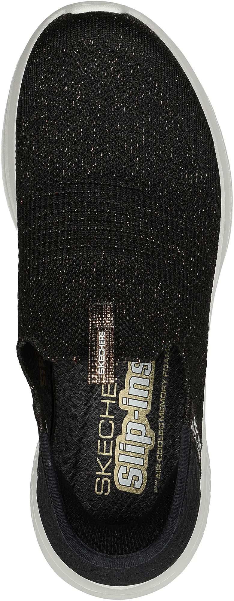 Skechers Ultra Flex 3.0 Glitter Me Women's Shoes - Black - View 4
