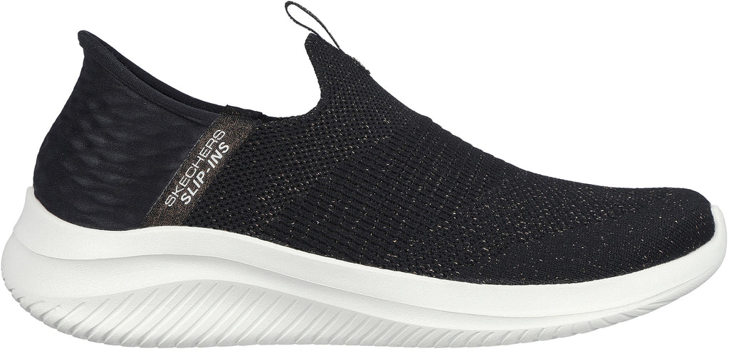 Skechers Ultra Flex 3.0 Glitter Me Women's Shoes - Black - View 1