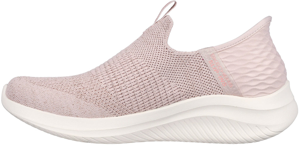 Skechers Ultra Flex 3.0 Glitter Me Women's Shoes - Pink - View 3