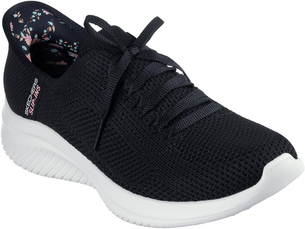 Skechers Ultra Flex 3.0 Morning Blossom Women's Shoes - Black - View 5