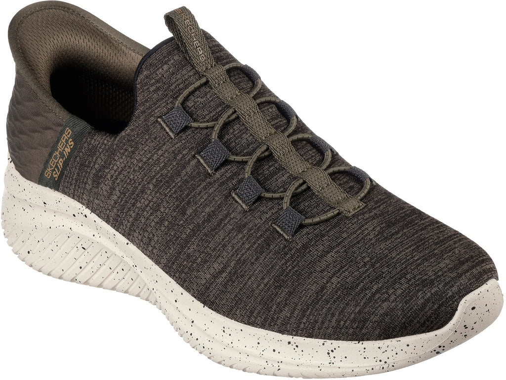 Skechers Ultra Flex 3.0 Right Away WIDE FIT Men's Shoes - Green - View 5