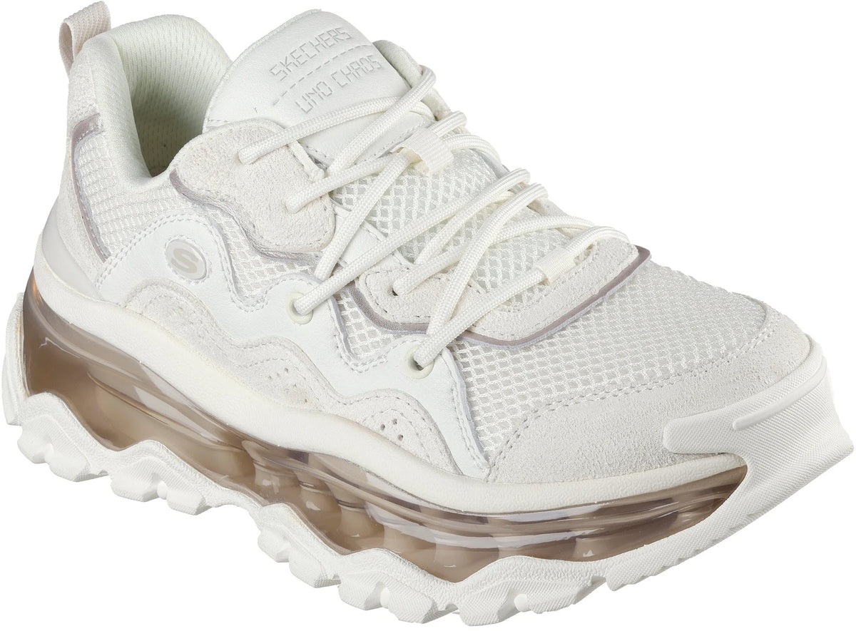 Skechers Uno Chaos Women's Trainers - White - View 5
