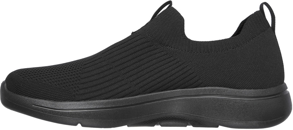 Skechers GO Walk Arch Fit Iconic EXTRA WIDE FIT Men's Walking Shoes - Black - View 3