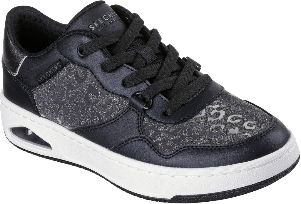 Skechers UNO CTL Subtle Shimmer Women's Shoes - Black - View 5
