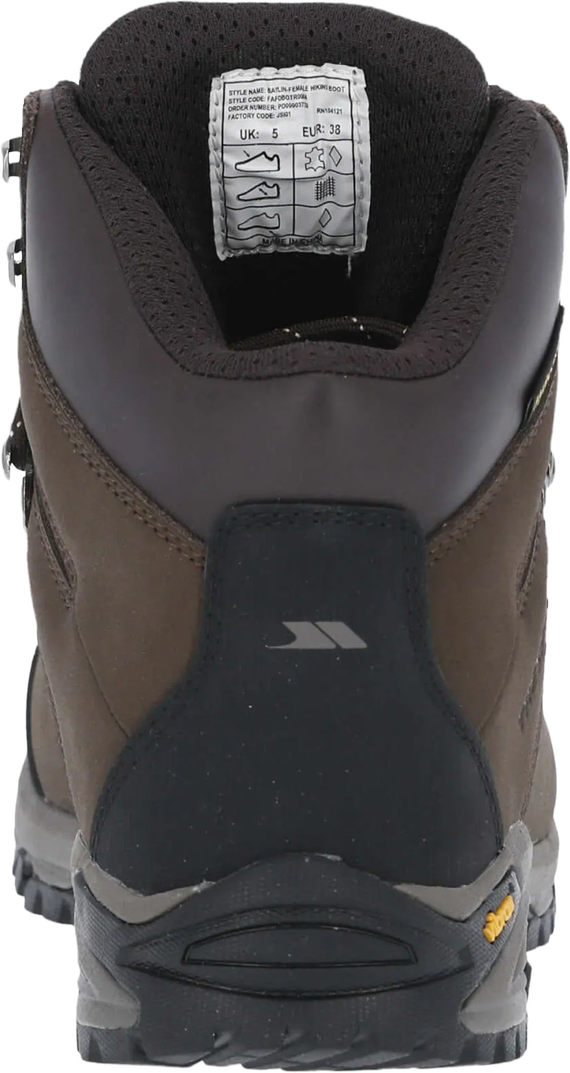 Trespass Baylin Waterproof Women's Walking Boots - Brown - View 4