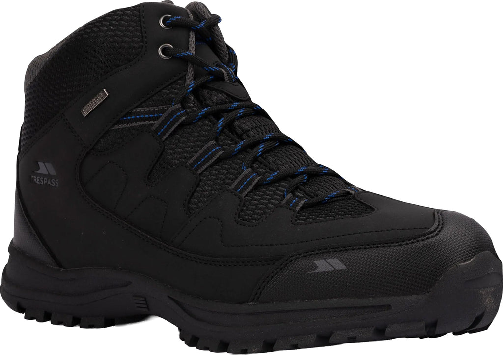 Trespass Finley Mid Waterproof Men's Walking Boots - Black - View 5