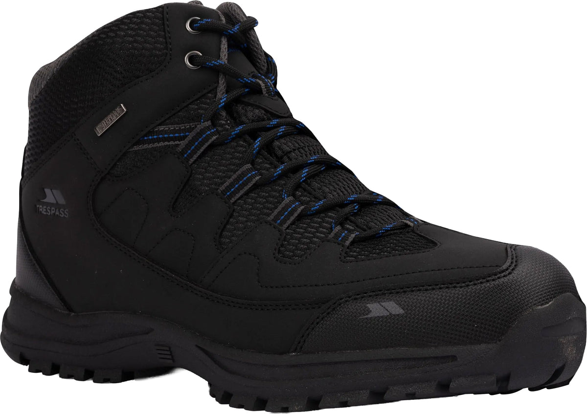 Trespass Finley Mid Waterproof Men's Walking Boots - Black - View 5
