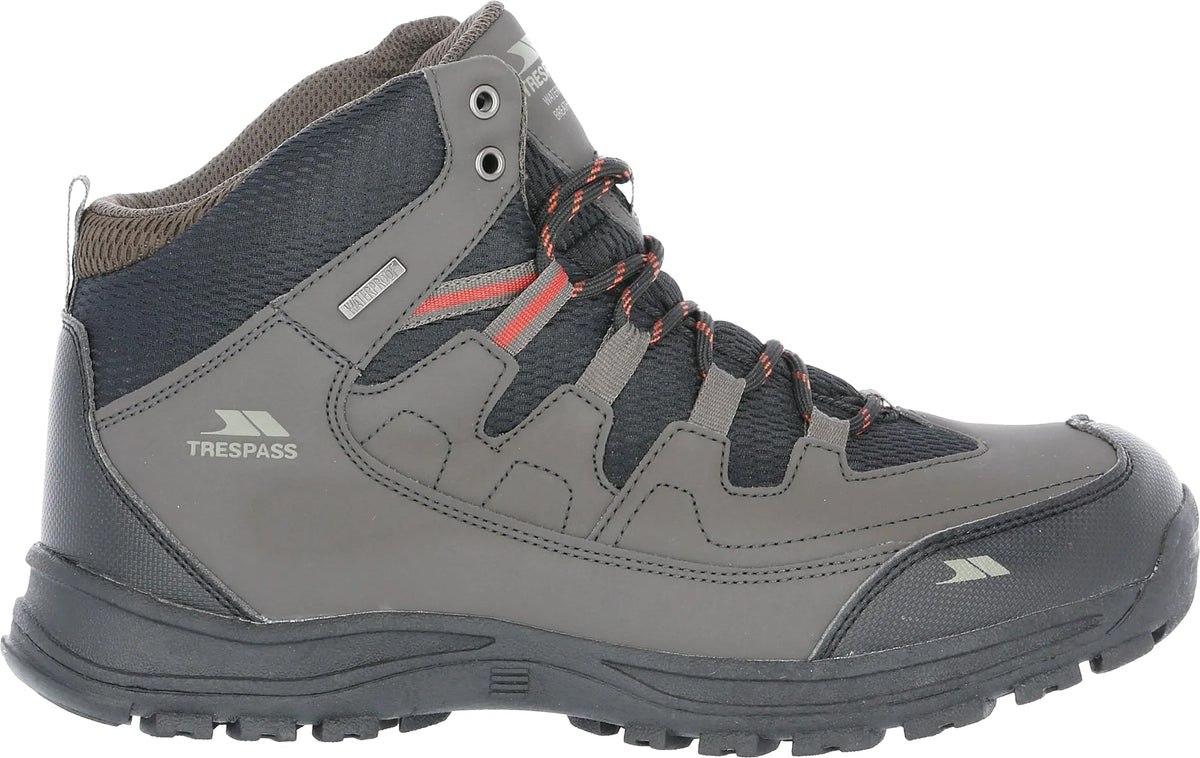 Trespass Finley Mid Waterproof Men's Walking Boots - Grey - View 1
