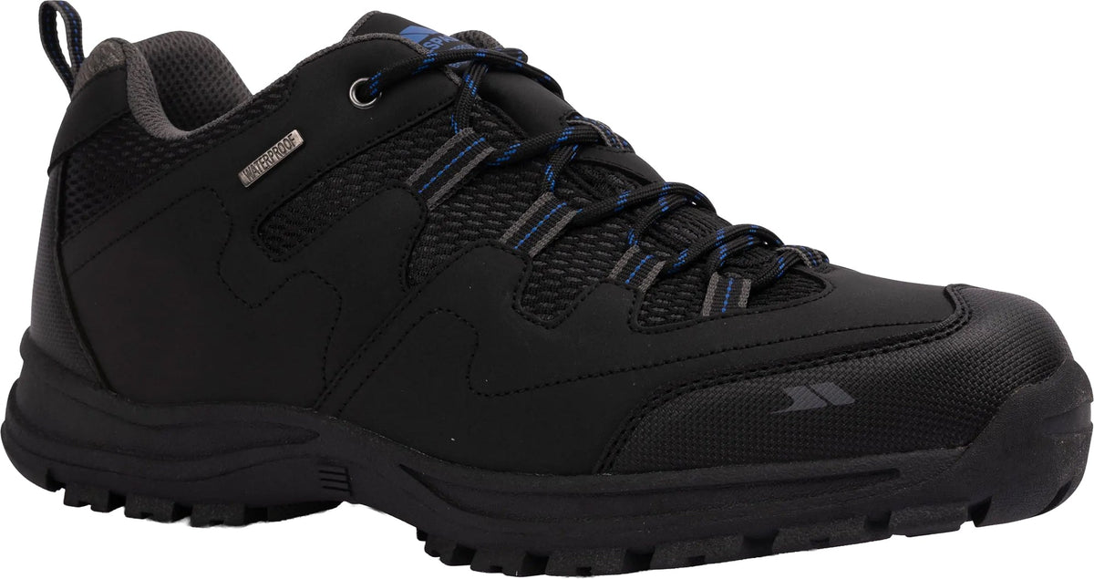 Trespass Finley Waterproof Men's Walking Shoes - Black - View 5