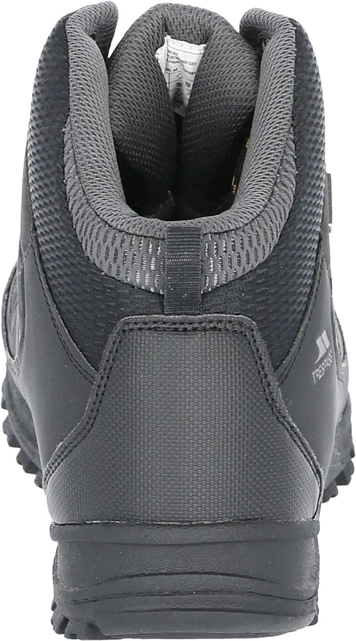 Trespass Finley Mid Waterproof Men's Walking Boots - Black - View 4